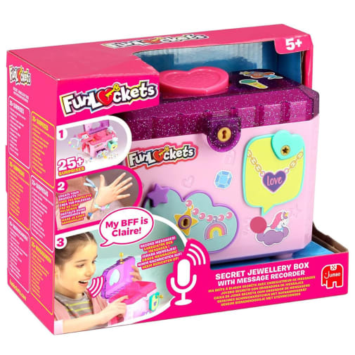 Funlockets Secret Jewellery Box with Message Recorder