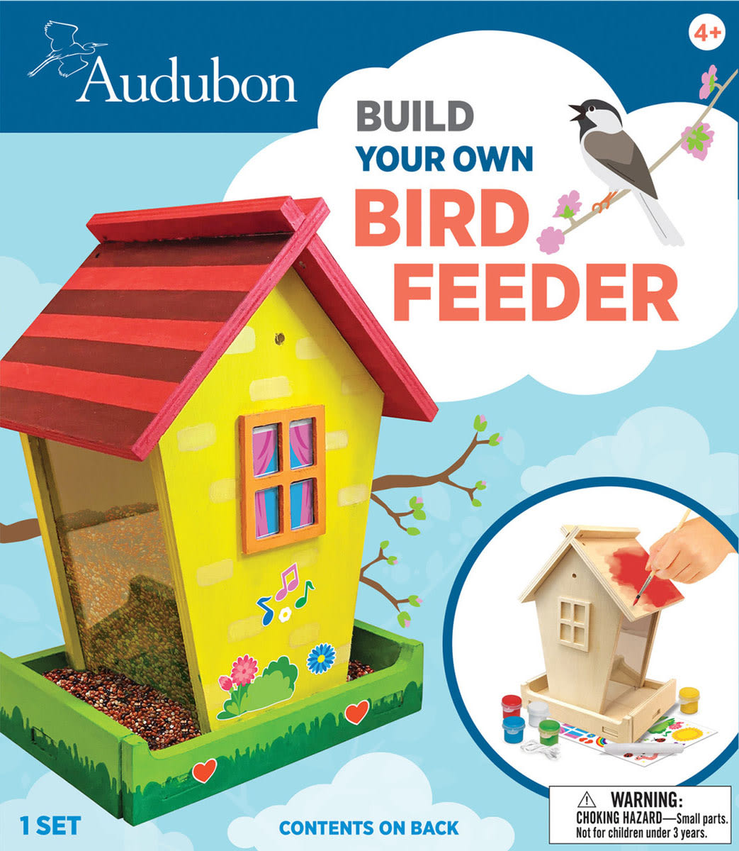 Audubon - Bird Feeder Buildable Wood Paint Kit