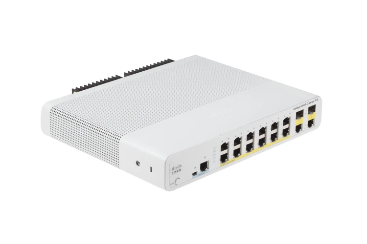 Cisco 2960C Series 12 Port PoE Fast Ethernet, WS-C2960C-12PC-L, Refurbished, Original