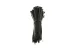 6in Nylon Cable Ties, Black (Qty 100)