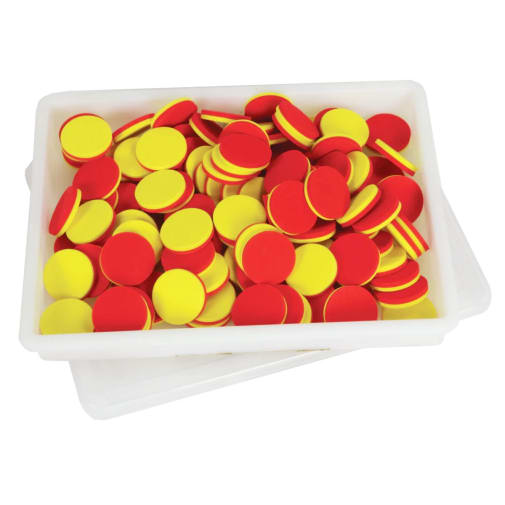 Simple Solution Two Color Red/Yellow Counters (pack of 100)