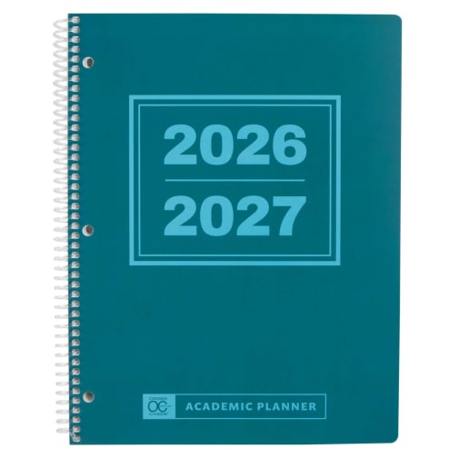 Academic Planner - Letter Size: Coastal Calm  July 2026 - June 2027