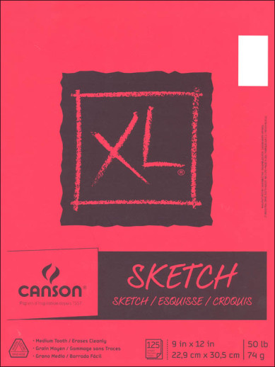 Canson XL Watercolor Pad 9 in x 12 in