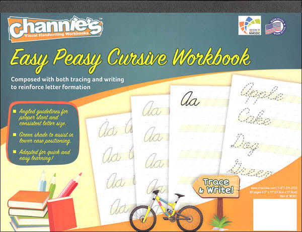 Easy Peasy Cursive Workbook (Channie's Handwriting)