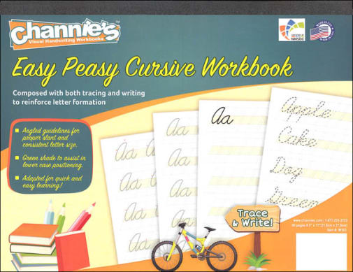 Easy Peasy Cursive Workbook (Channie's Handwriting)