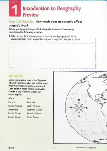 Savvas myWorld Interactive Geography Homeschool Bundle (2019)