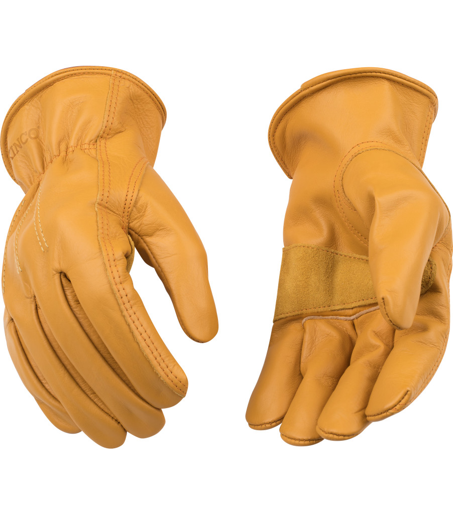 Premium Grain Cowhide Driver with Palm Patch, Golden, large image number 2