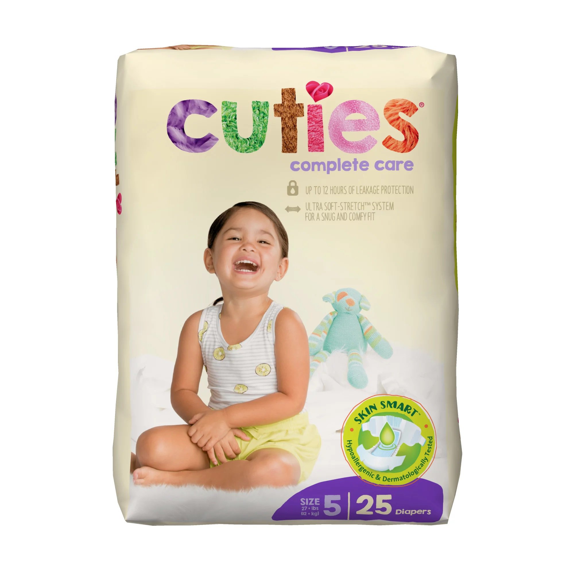 Cuties Complete Care Diapers for Children, 27+ lbs. MK 1206483