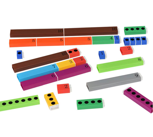 Connecting Number Rods 64 Piece Set