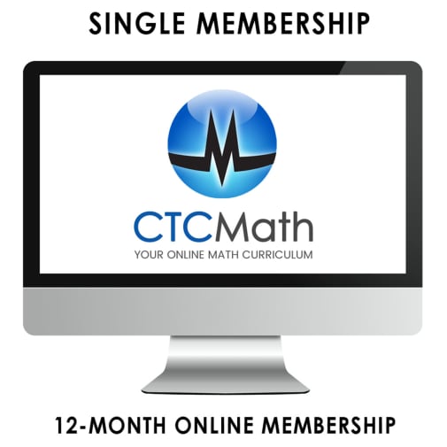 CTCMath Single Student Membership (12 month subscription)