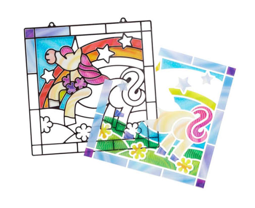 Melissa & Doug Stained Glass Made Easy - Unicorn
