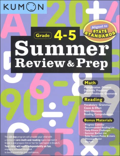 Kumon Summer Review & Prep Grades 4-5