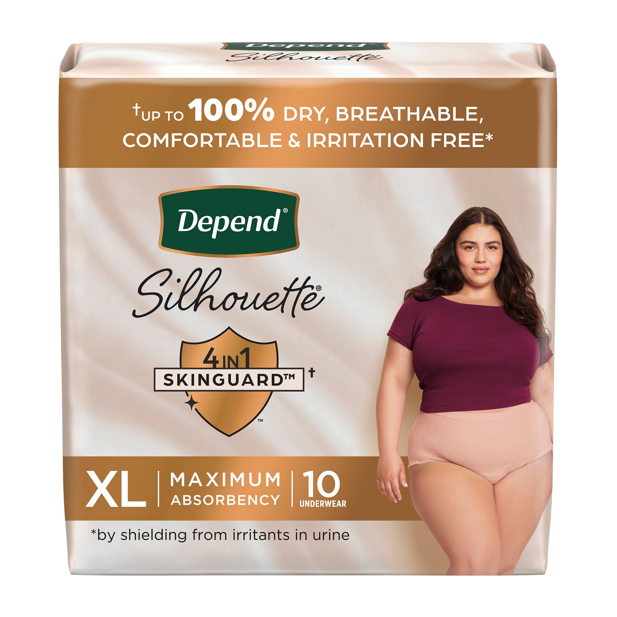 Depend Silhouette Maximum Absorbency Underwear, Extra Large MK 1246164