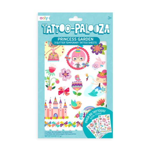 Tattoo-Palooza Temporary Glitter - Princess Garden