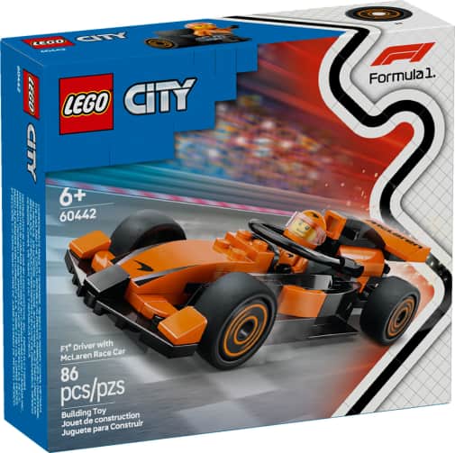 LEGO City Formula 1 Driver with McLaren Race Car (60442)