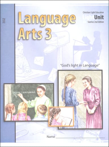 Language Arts LightUnit 302 Sunrise 2nd Edition