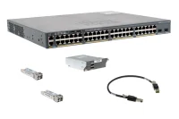マツモトキヨシ Cisco 2960X WS-C2960X-48LPS-L 48-Port Gigabit PoE Managed Switch w
