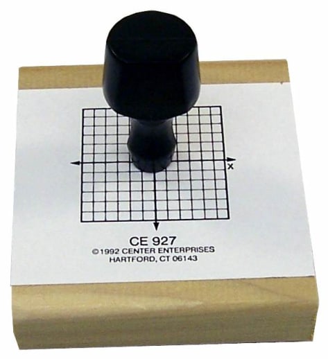 X, Y Axis Rubber Stamp
