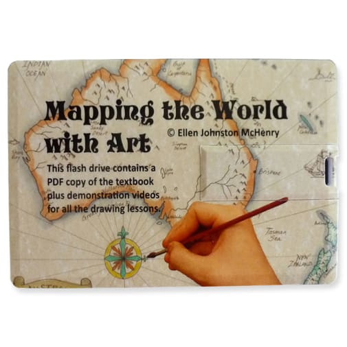 Mapping the World With Art: USB format (includes PDF Book)