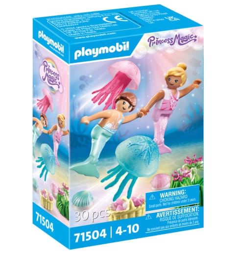 Playmobil Mermaid Children w/Jellyfish (Princess Magic)
