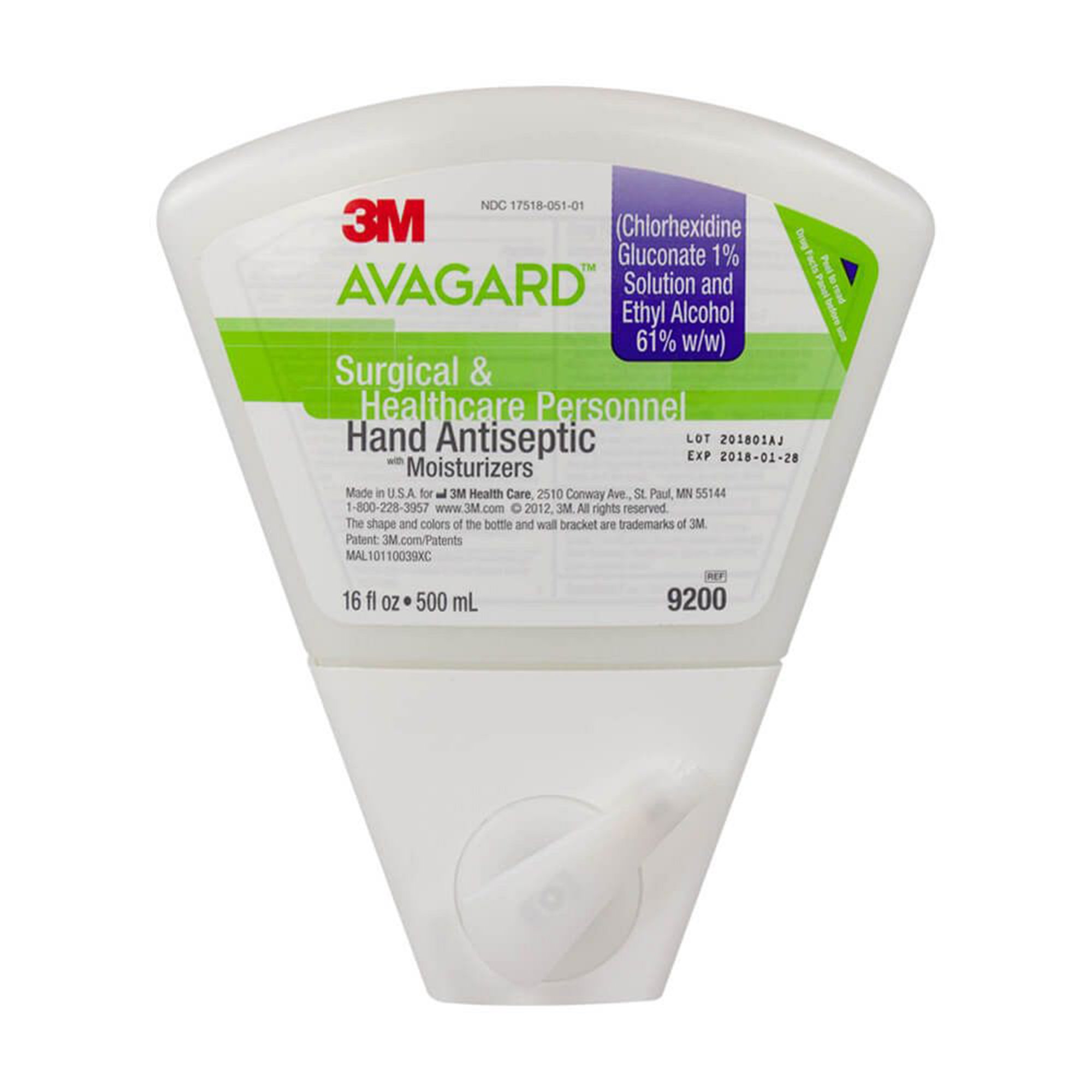3M Avagard Surgical Scrub Dispenser Refill Bottle MK 437989