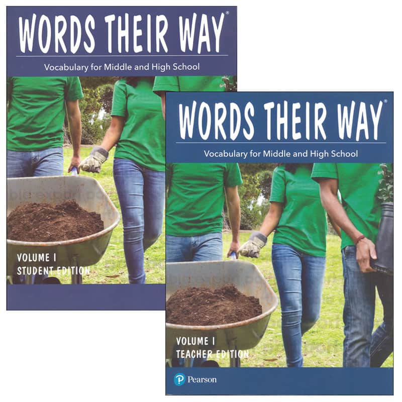 Words Their Way Vocabulary Middle and High School Set Volume 1