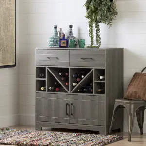 Bar Cabinet and Bottle Storage