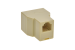 RJ11 (6P4C) Modular T Adapter 1 Female to 2 Female – Ivory