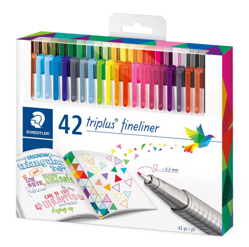 Staedtler Triplus Fineliner Marker Pens - 42 Colors