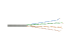 Cat6A Bulk Ethernet Cable, Stranded UTP, Solid, 1000 ft, 28 AWG, Slim, Gray