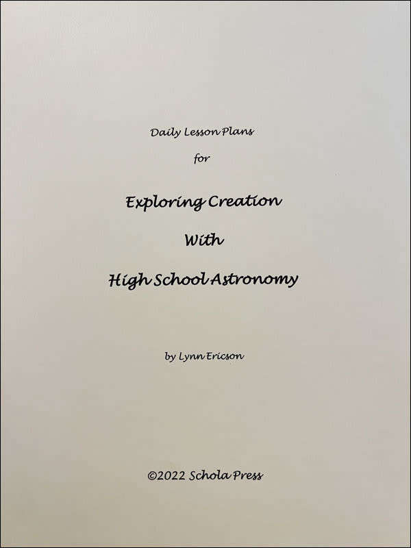 Daily Lesson Plans for High School Astronomy