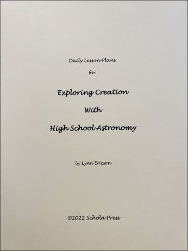 Daily Lesson Plans for High School Astronomy