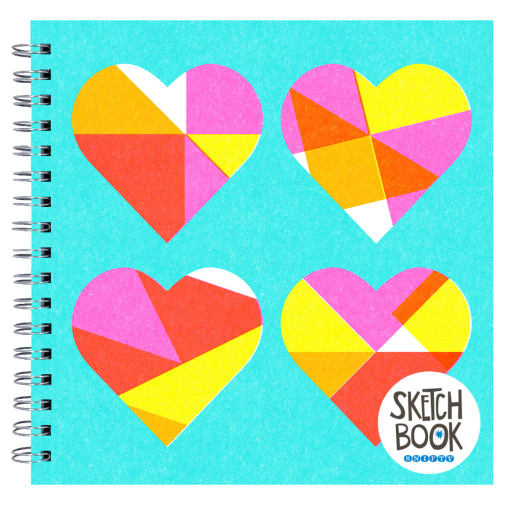 Quilted Heart Riso Sketchbook
