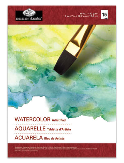 Watercolor Mini Artist Pad (5" x 7")