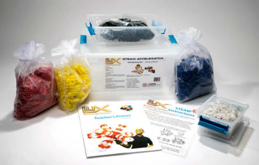 Lux Building Genius STEAM Accelerator Introductory Set - Primary Palette