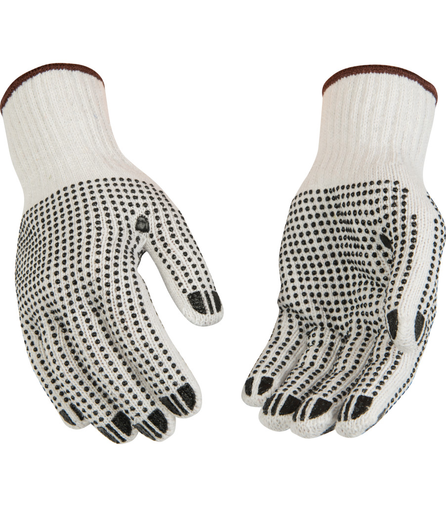 String Knit with PVC Dots, White, large image number 2