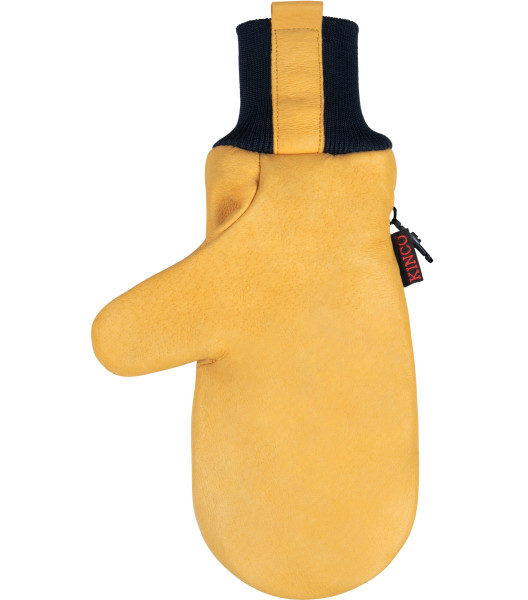 1927KWT&trade; Lined Premium Grain Pigskin Palm Mitt with Knit Wrist, Striped, large