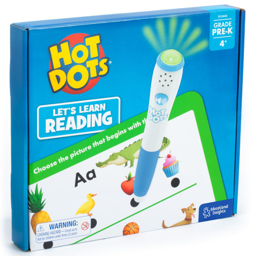 Hot Dots Let's Learn Reading Pre-K