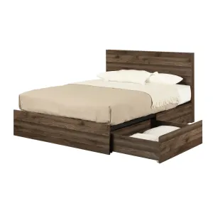 Cama completa con 2 cajones