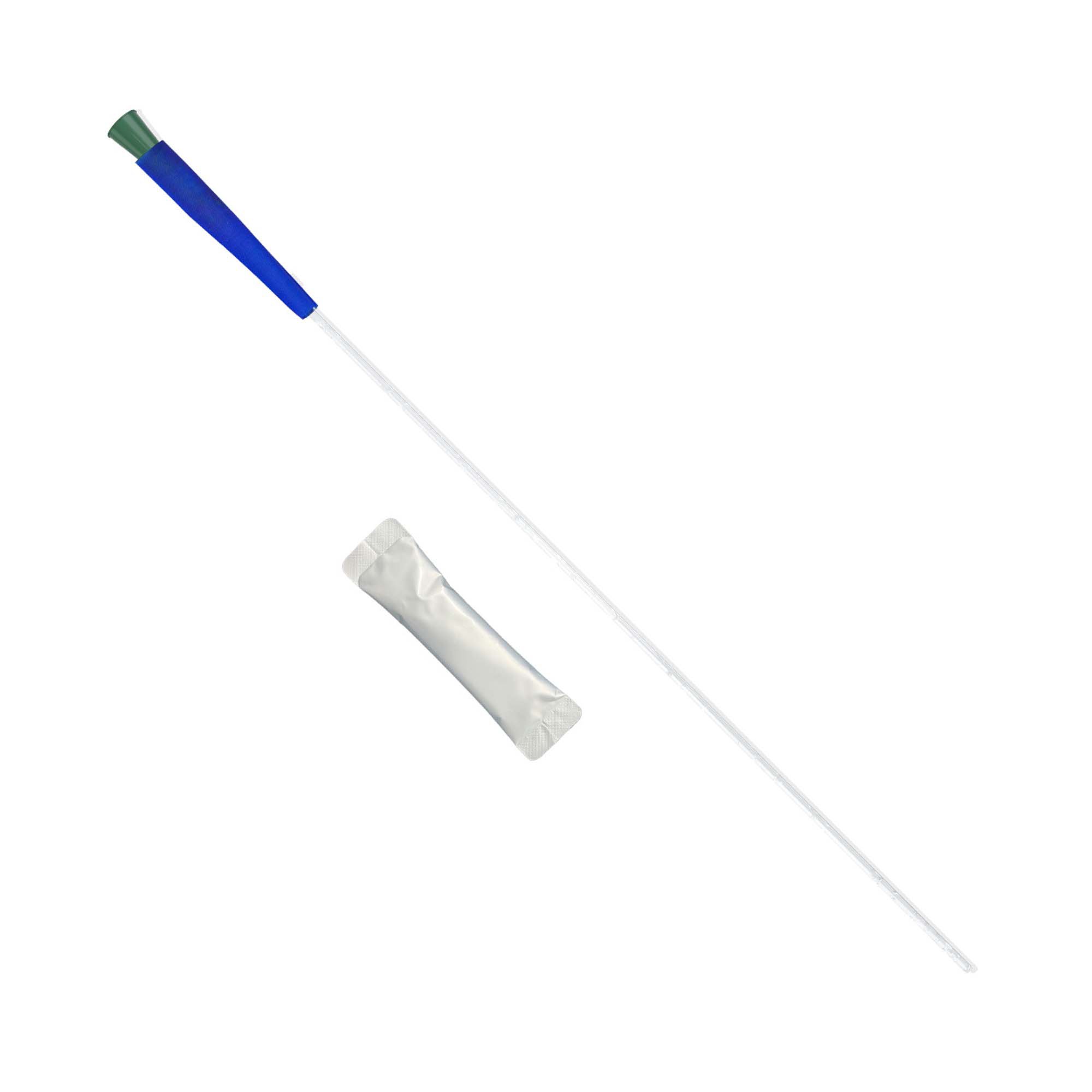 Urethral Catheter TruCath Straight Tip Hydrophilic Coated PVC 14 Fr. 16 Inch Length MK 1195225