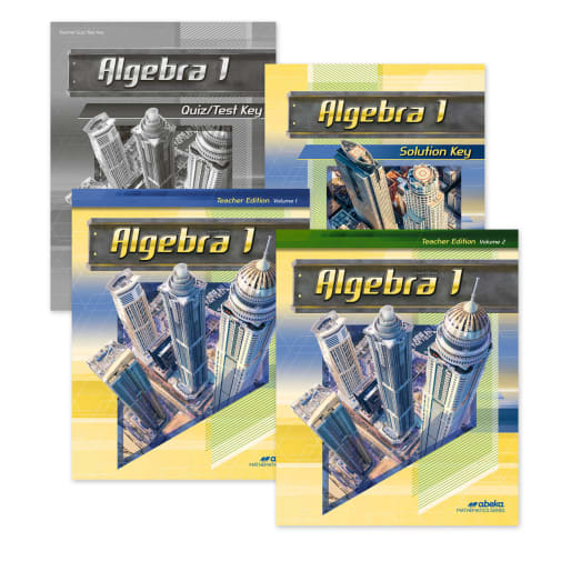 Abeka Algebra 1 Parent Kit - Revised