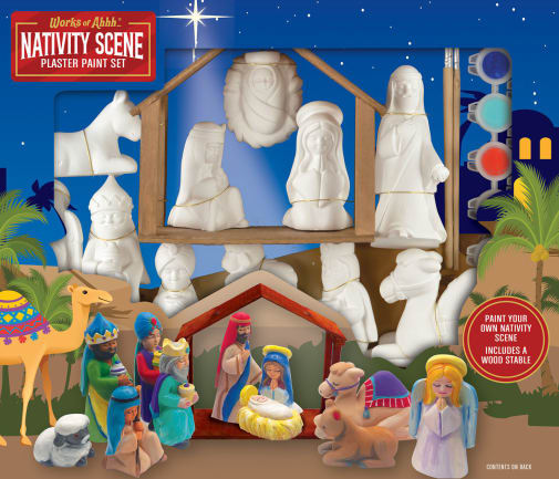 Plaster Premium Paint Kit - Nativity