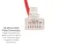 Cat6 Slim Ethernet Patch Cable, Snagless, 0.5 ft, Red