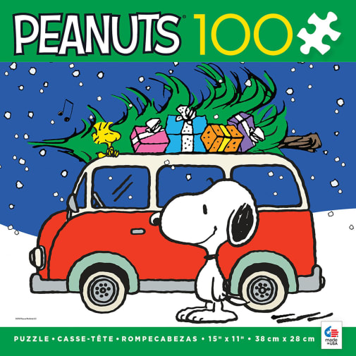 Ceaco Peanuts Holiday Peace and Presents Puzzle (100 pieces)