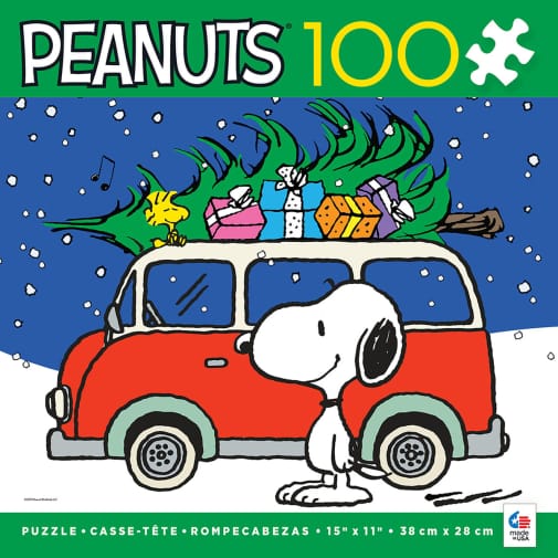 Ceaco Peanuts Holiday Peace and Presents Puzzle (100 pieces)