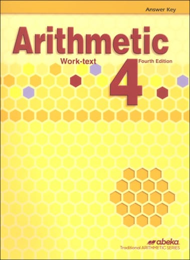 Abeka Arithmetic 4 Answer Key (4th Edition)