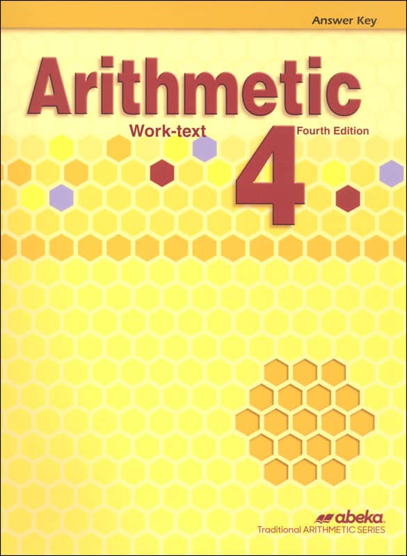 Abeka Arithmetic 4 Answer Key (4th Edition)