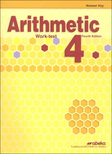 Abeka Arithmetic 4 Answer Key (4th Edition)