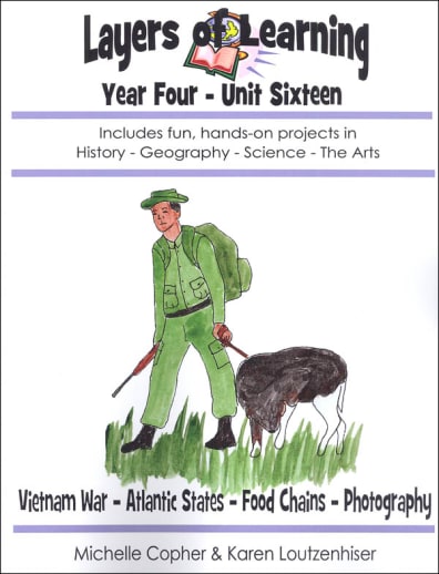 Layers of Learning Unit 4-16: Vietnam War, Atlantic States, Food Chains, Photography