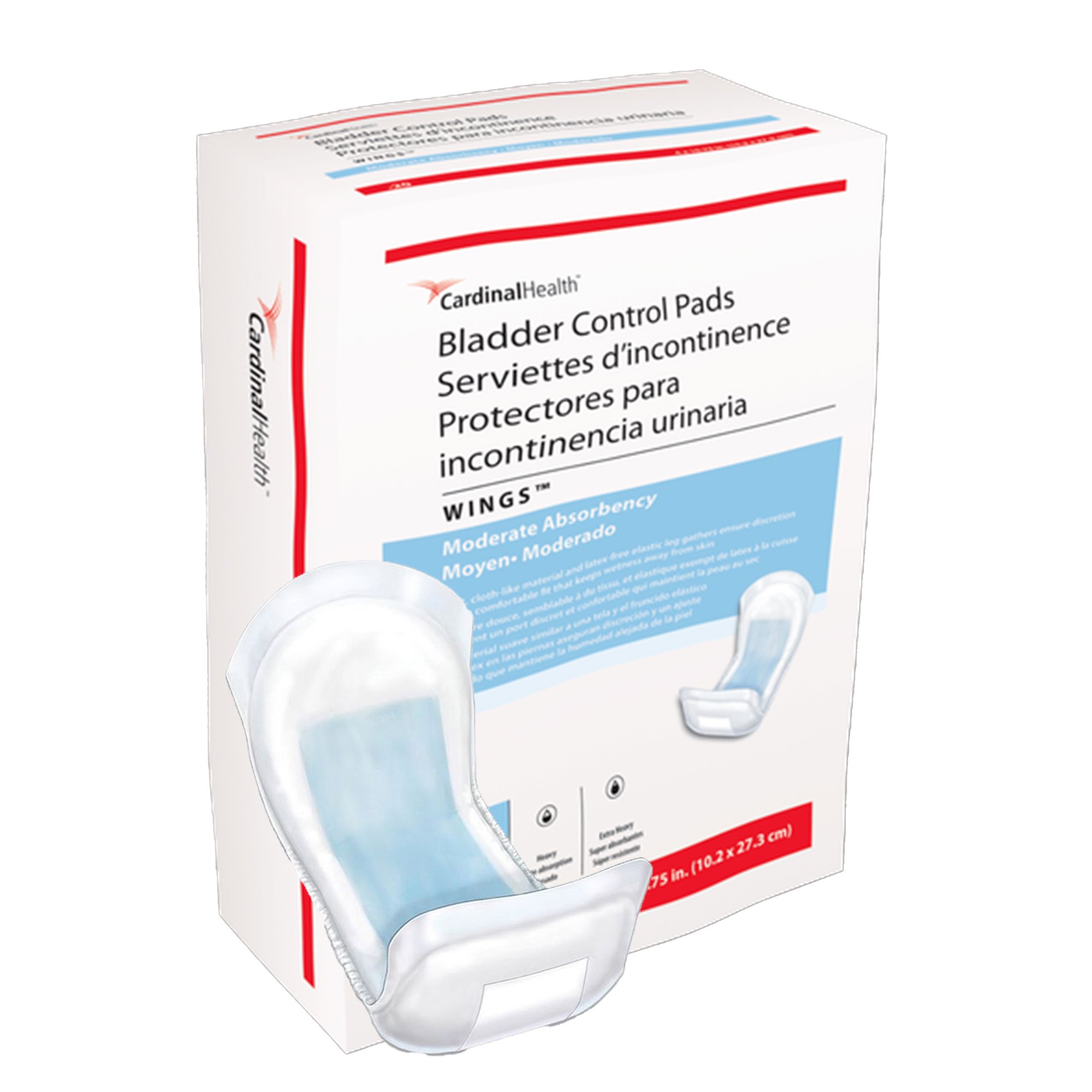 Sure Care Bladder Control Pads, Moderate Absorbency, 4 x 10.75 Inch MK 731673